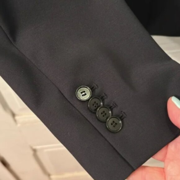 NWT Ann Taylor Blue Blazer Professional Suit Jacket, size 14 - Picture 3 of 5